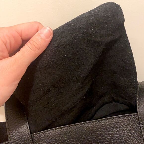 Meli Melo Thela Mini Black Crossbody Bag Purse Handbag Pebbled Leather - Picture 7 of 13